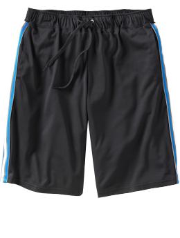 Men: Athletic shorts - true black