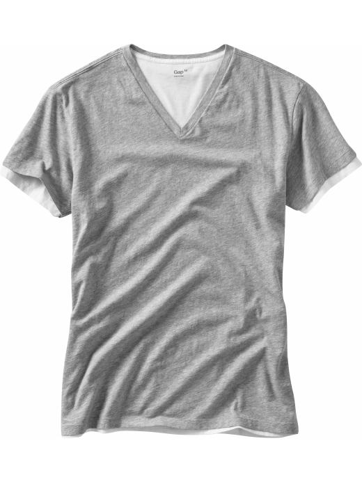 Gap Double-layer v-neck