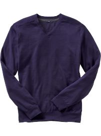 Cotton v-neck sweater