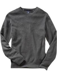 Cotton crewneck sweater