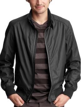 Coated barracuda jacket