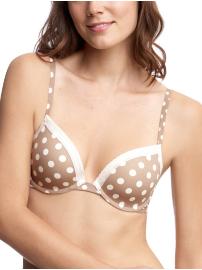 Favorite lace-trimmed plunge bra