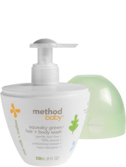 BabyGap Home: Method BabyÂ® Squeaky Green hair & body wash - white