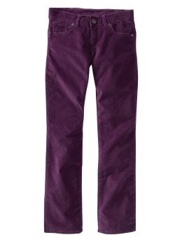 GapKids: Velvet pants - purple chord