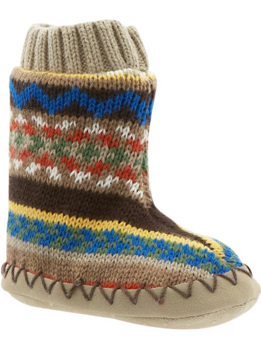 Gap Fair Isle Sweater Booties