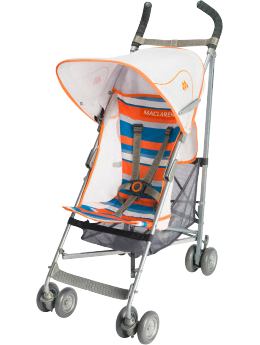 GapMaternity: Maclaren striped Volo stroller - orange