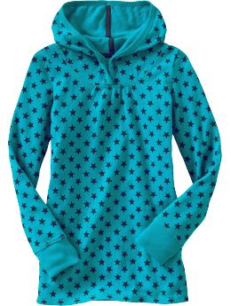 GapKids: Starry waffle knit tunic - turquoise