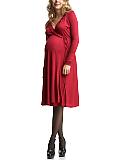 Ruffle-trim wrap dress