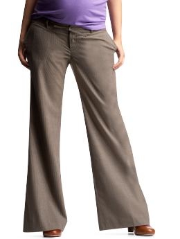 No panel wide leg trousers
