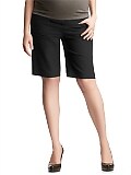 Demi panel stretch Bermuda shorts
