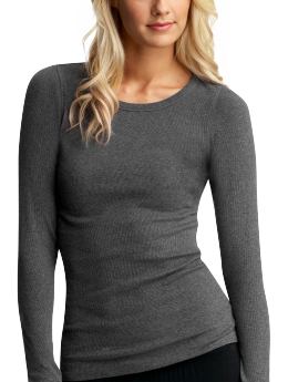 Women's Clothing: Women's Clothing: Finely ribbed T: Long-Sleeved Ts & Camis | Gap