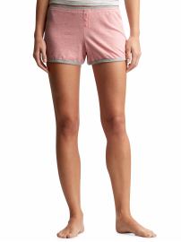 Jersey knit shorts