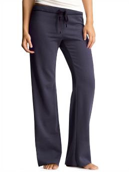 Women: Fleece pants - marine blue