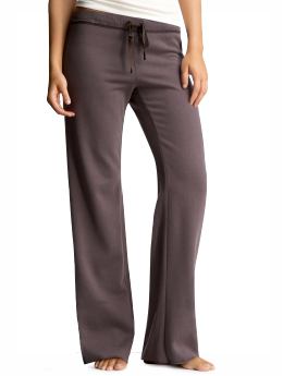 Women: Fleece pants - shady brown