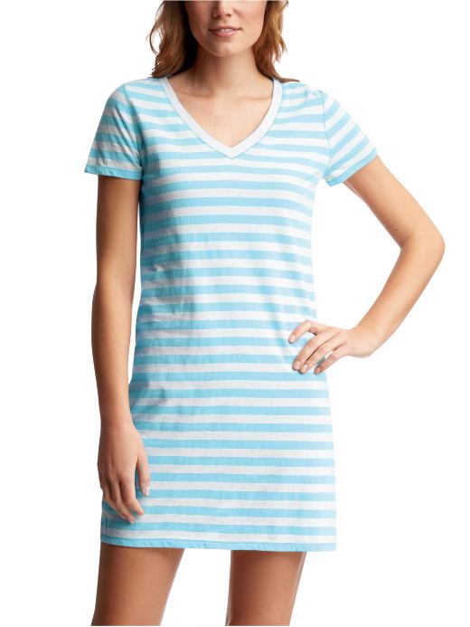 Gap Rugby-striped V-neck gown