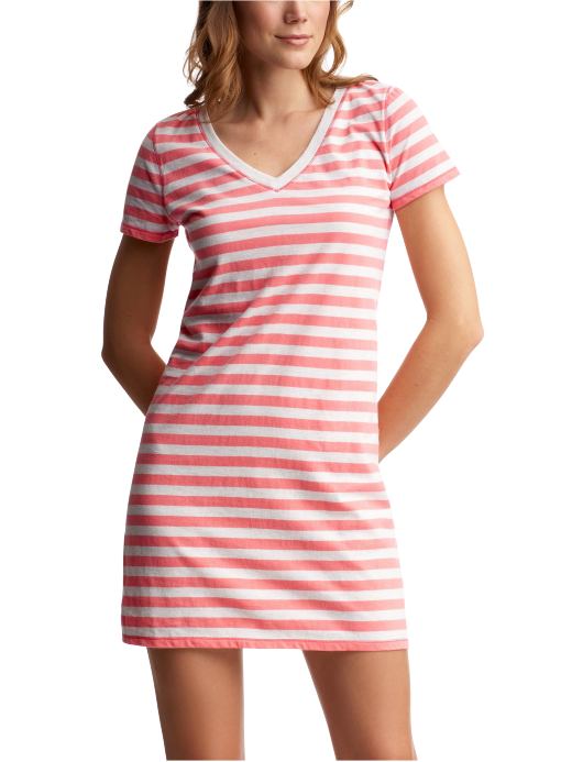 Gap Rugby-striped V-neck gown