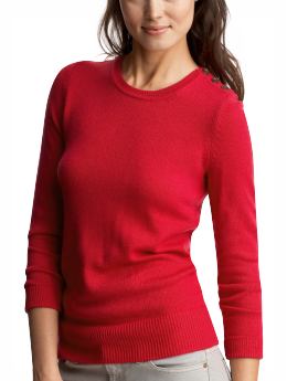 Luxe crewneck sweater