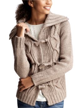 Women: Toggle cardigan - heather