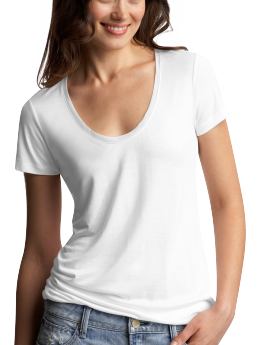 Silky scoopneck T