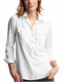 Pop-over shirt