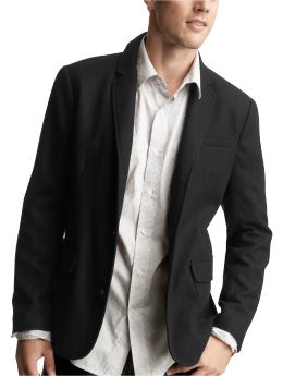 black wool blazer