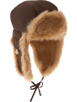 Women's Clothing: Women's Clothing: Faux-fur trapper hat: Accessories New Arrivals | Gap :  cold weather womens light brown