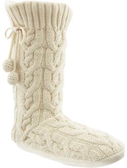 Women: Slipper booties - parchment