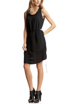 Twist-neck dress