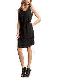Twist-neck dress