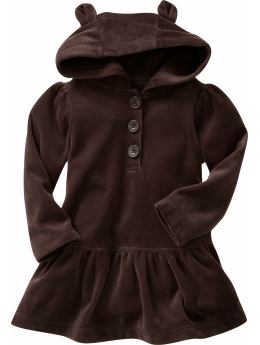 Velour Hoodie Dress