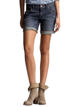 Patch & repair jean shorts