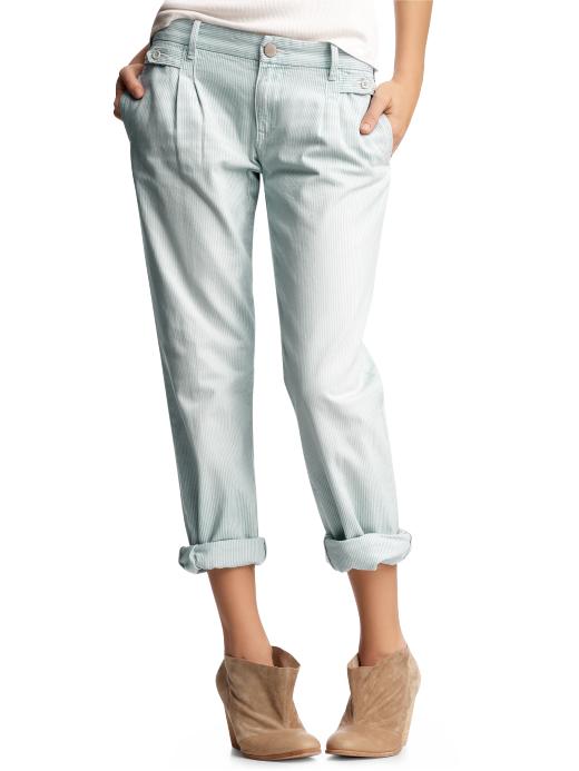 Gap Pleated Railroad Jeans