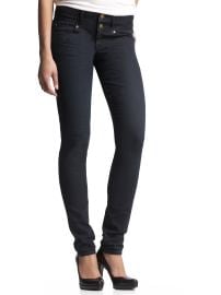Mid-rise skinny indigo jeans