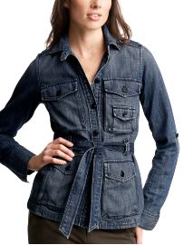 Denim utility jacket