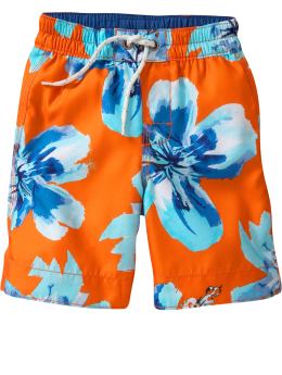Hibiscus swim trunks