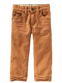 Orange jeans