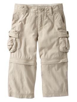 Zip-off cargo pants