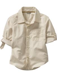 Dotted roll-up shirt