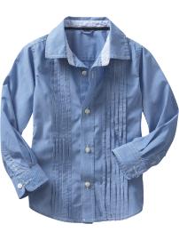 Striped tuxedo shirt