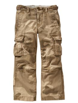 Camo cargo pants