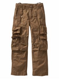 Poplin cargo pants