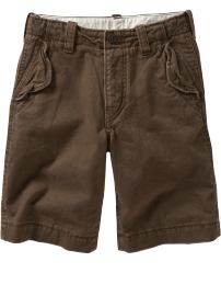 Flap-pocket shorts
