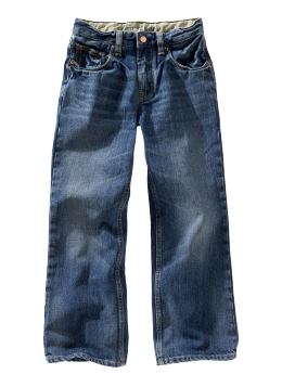 Boot fit authentic wash jeans