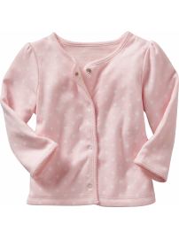 Reversible snap cardigan