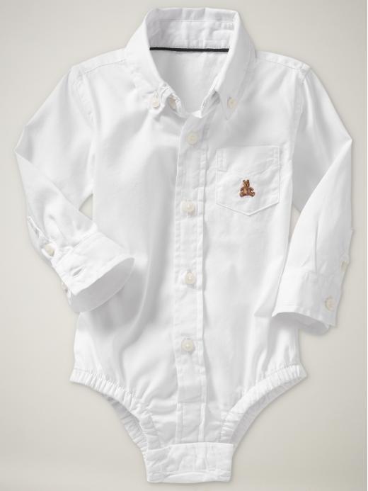 Gap Boy button down onsie