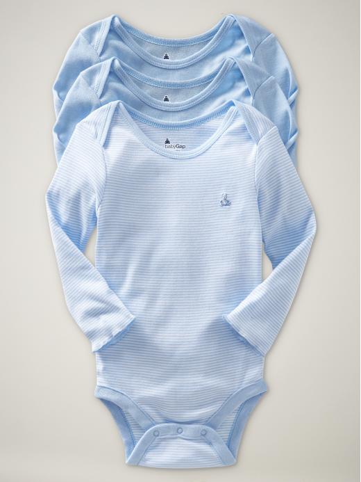 Gap Favorite Long Sleeved Bodysuit 3 Pack