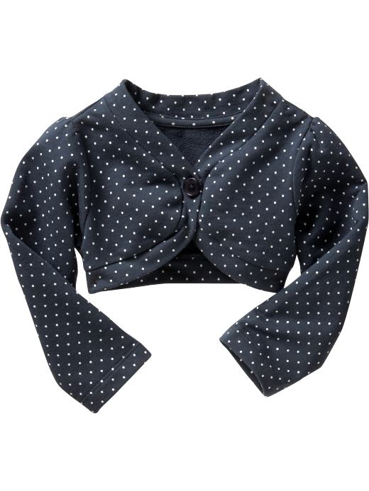 Gap Cropped Knit Dot Cardigan