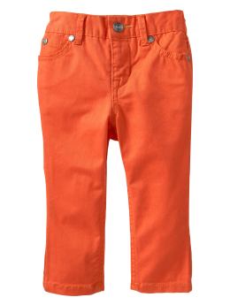 Bright skinny jeans