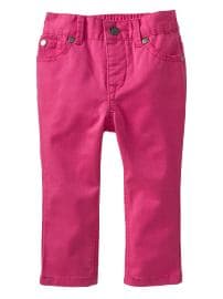 Bright skinny jeans
