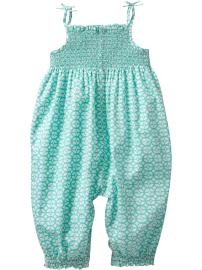 Smocked romper